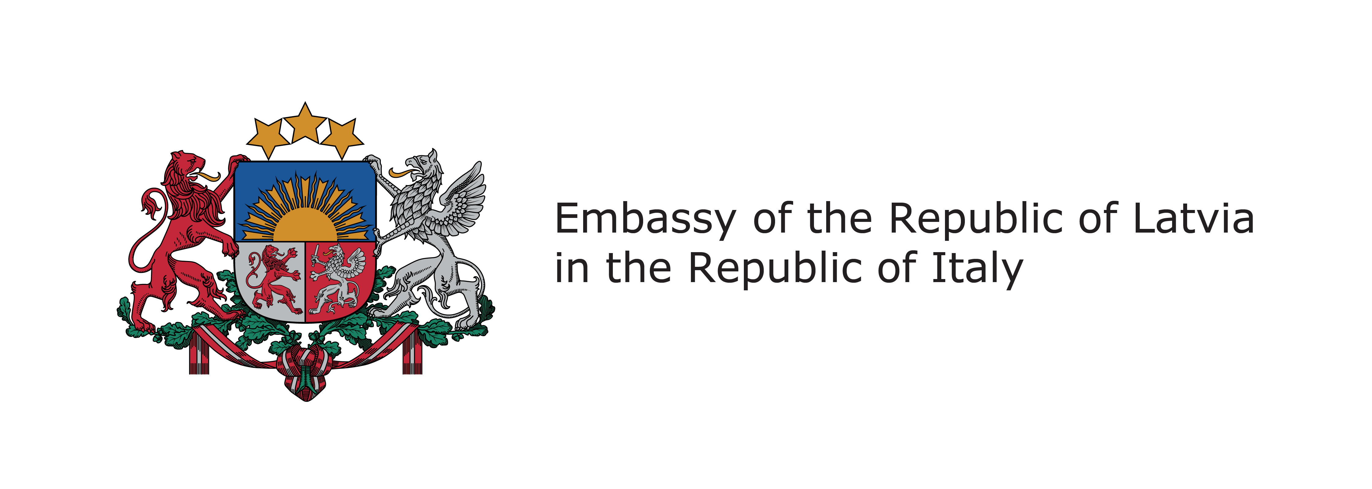 Logo Ambasciata lettone in Italia