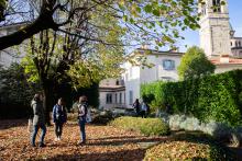 Rosate Campus internal garden